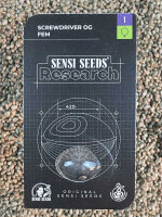 SENSI SEEDS RESEARCH SCREWDRIVER OG, 1 Samen feminisiert